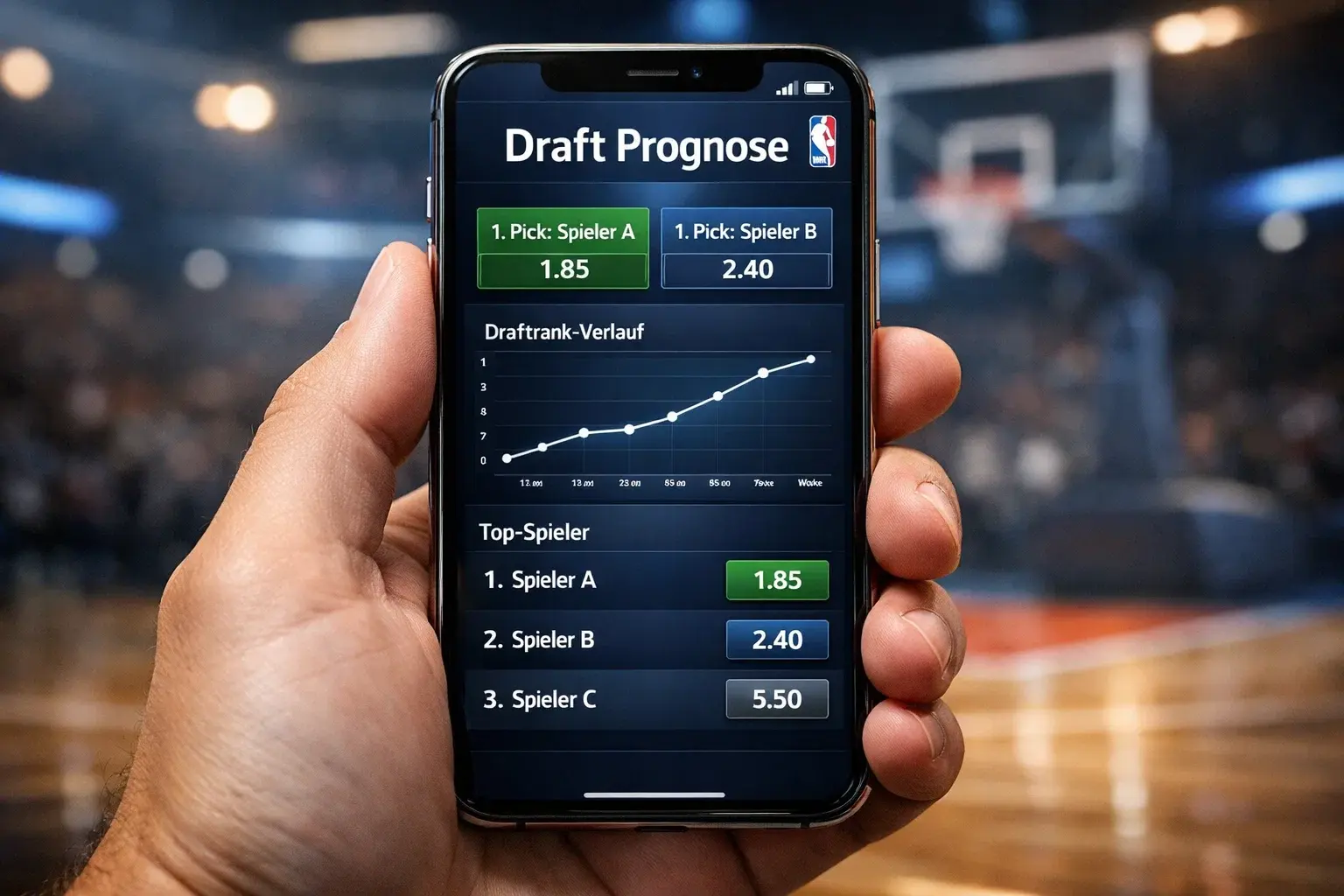 Quoten auf den Nr.-1-Pick, Draft-Position-Props, Over/Under auf Pick-Nummer & wie der Draft Langzeitwetten beeinflusst